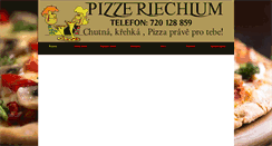 Desktop Screenshot of pizzeriechlum.cz